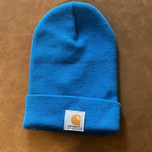 Blue Carhartt beanie